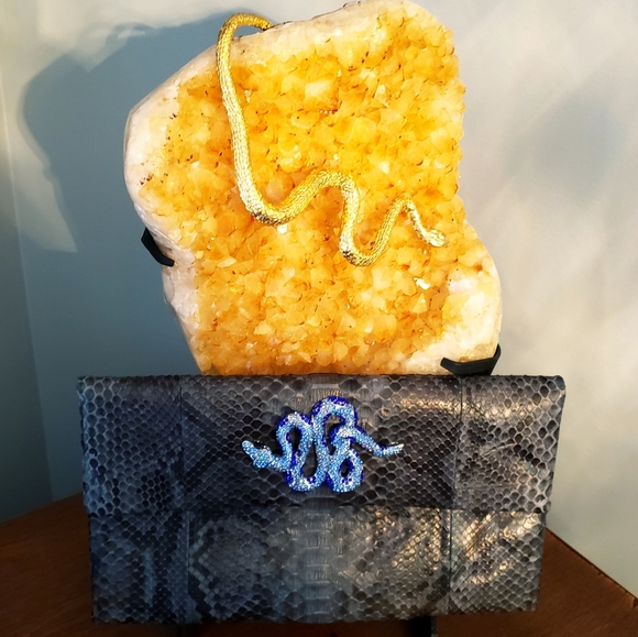 Genuine python clutch bag "SNAKEBAG" - Picture 4 of 5